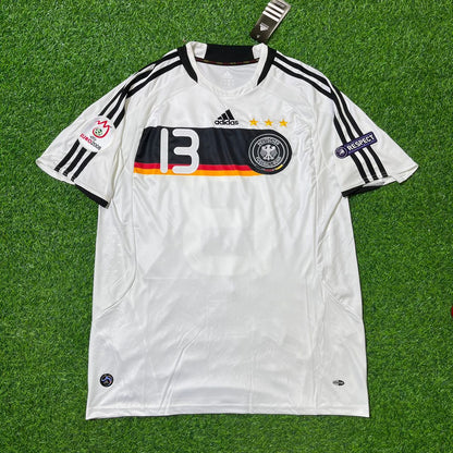 Germany EURO 2008 Michael Ballack Retro Football Jersey Kit