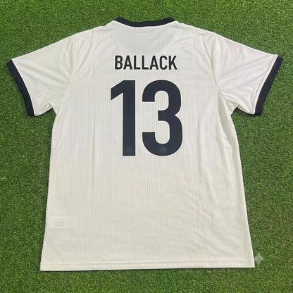 Michael Ballack Germany Deutschland 125 Year Special White Football Jersey Paradise Edition
