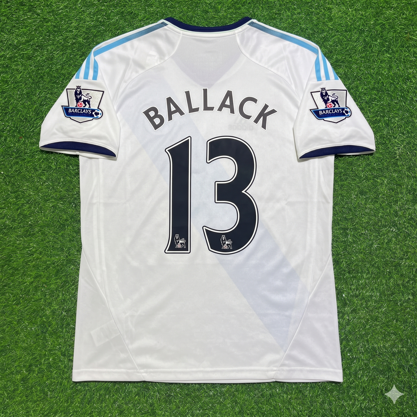 Michael Ballack Chelsea Retro White Football Jersey Kit