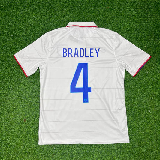 USA USMNT World Cup 2014 Michael Bradley White Football Jersey Kit