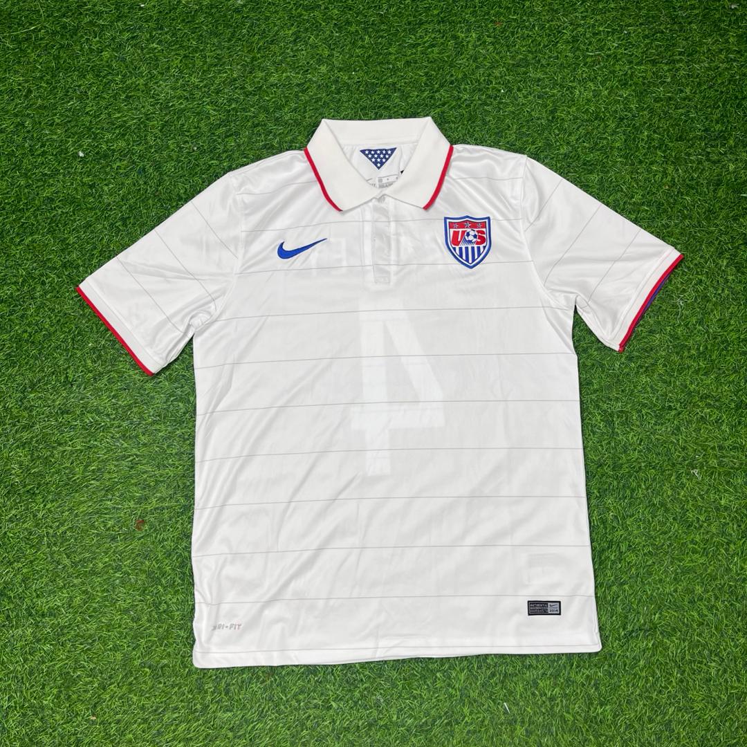 USA USMNT World Cup 2014 Michael Bradley White Football Jersey Kit