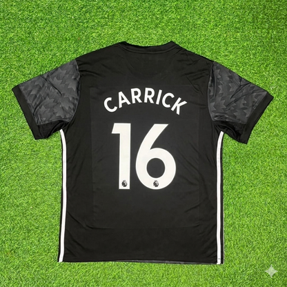 Michael Carrick Manchester United 2017-2018 Black Retro Football Jersey Kit