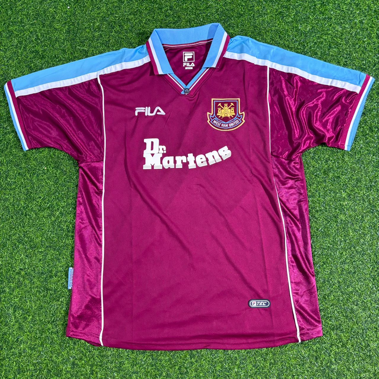 Michael Carrick West Ham 1999-2000 Home Retro Football Jersey Kit