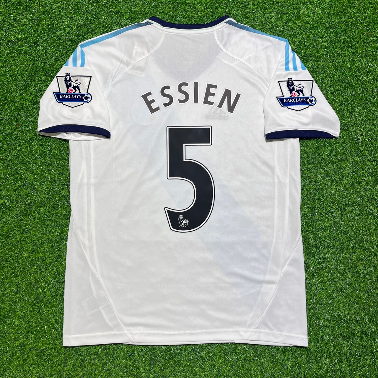 Michael Essien Chelsea 2012-2013 Retro White Football Jersey Kit