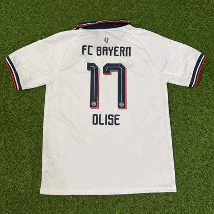 Michael Olise 17 Bayern Munchen 2027 Away Kids Football Jersey