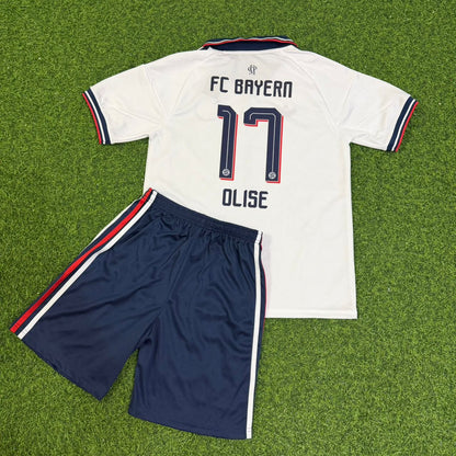 Michael Olise 17 Bayern Munchen 2027 Away Kids Football Jersey