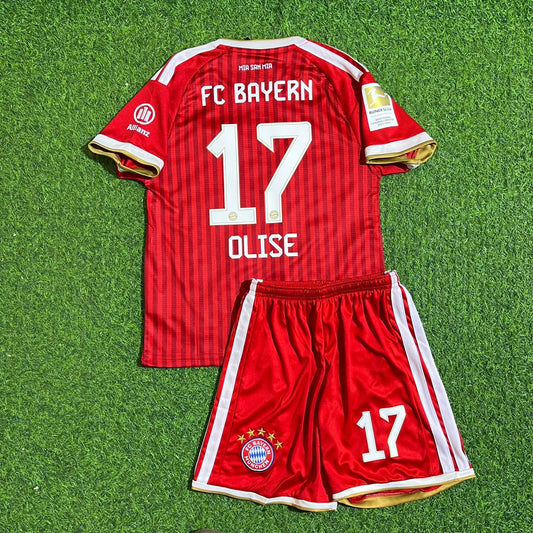 Bayern Munich 2027 Michael Olise #17 Bundesliga Championship Patch Kids Football Jersey