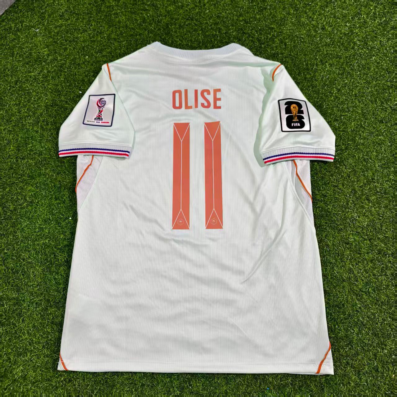 France World Cup 2026 Michael Olise #11 Kids Away Football Jersey