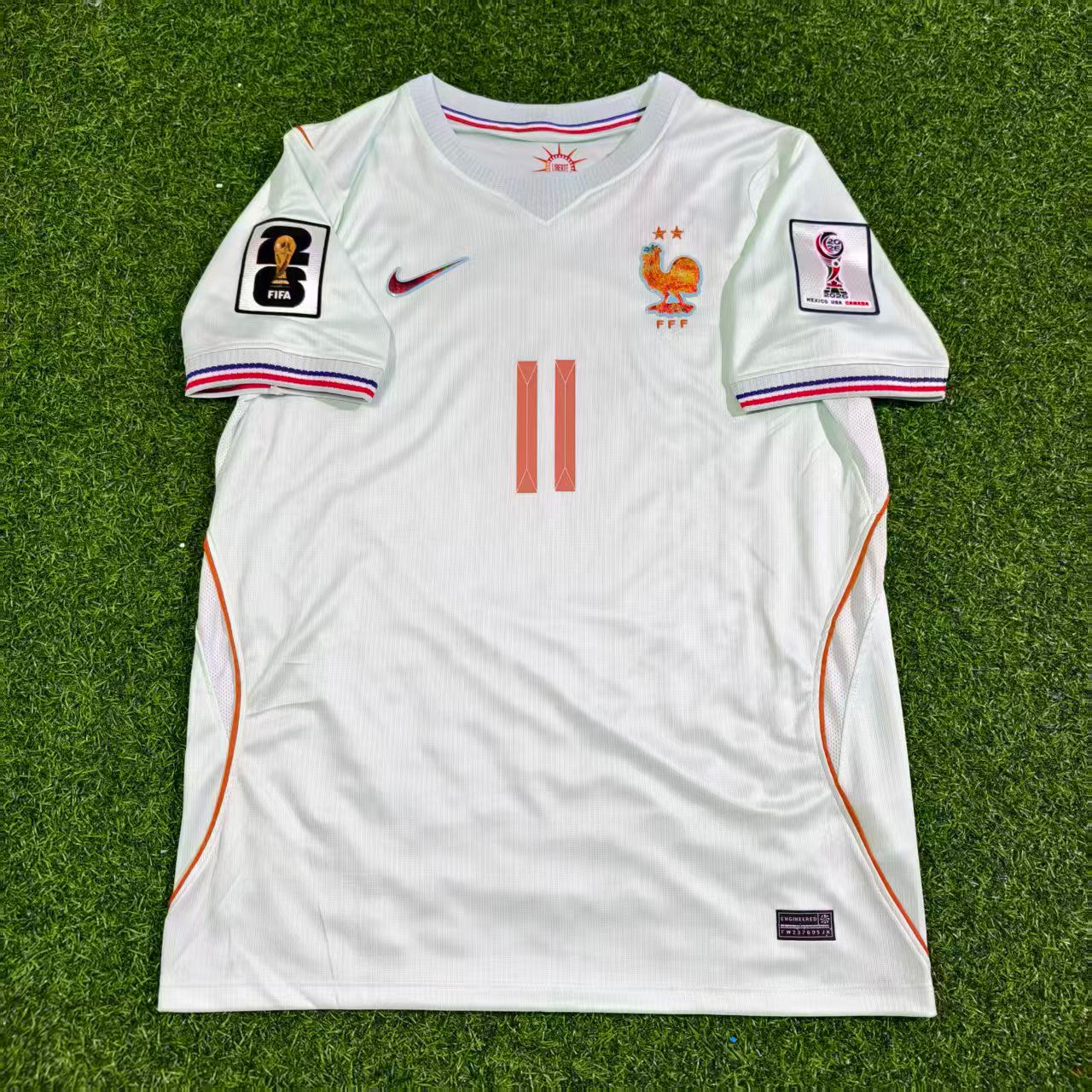 France World Cup 2026 Michael Olise #11 Kids Away Football Jersey