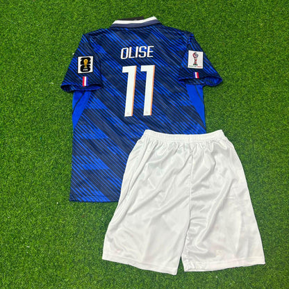 France World Cup 2026 Michael Olise #11 Home Kids Football Jersey