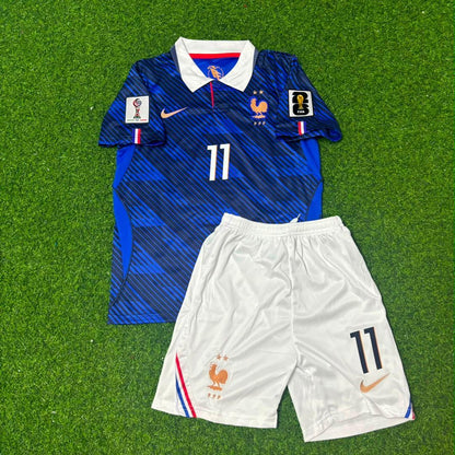 France World Cup 2026 Michael Olise #11 Home Kids Football Jersey