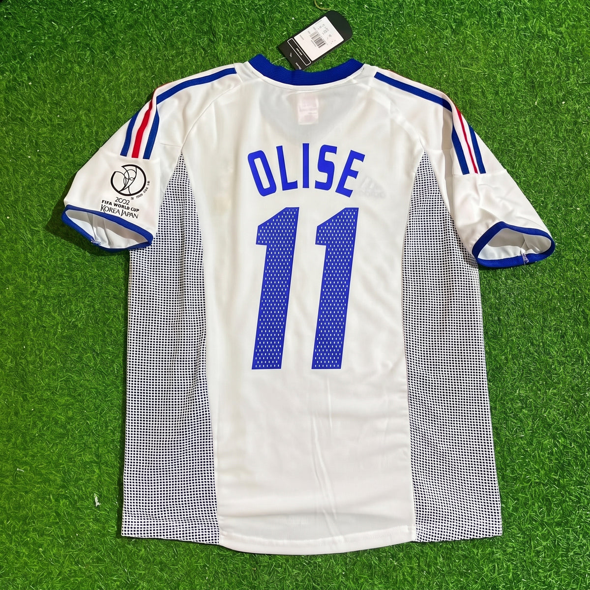 Michael Olise #11 France White Retro Football Jersey