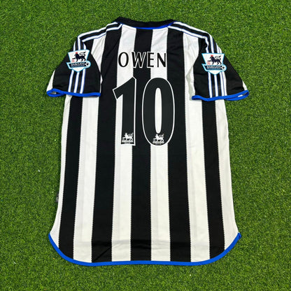 Michael Owen #10 Newcastle United Retro Football Jersey Kit