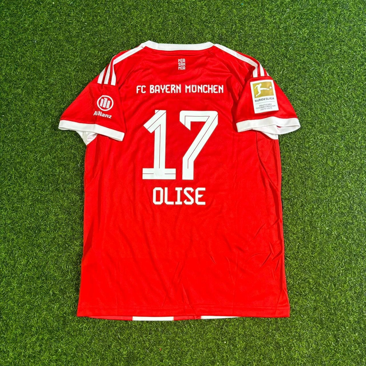 Michael Olise Bayern Munich 2026 Bundesliga Champions Football Jersey Kit