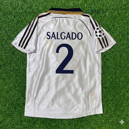 Michel Salgado 2- Real Madrid 1998/2000 Retro Football Jersey