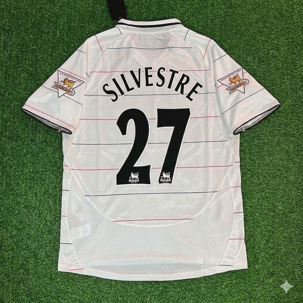 Mikaël Silvestre #27 Manchester United 2003/2005 Retro Football Jersey