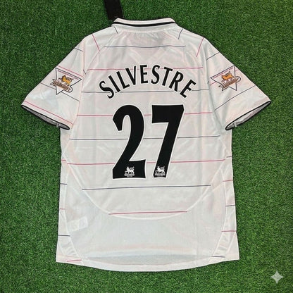 Mikaël Silvestre #27 Manchester United 2003/2005 Retro Football Jersey