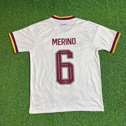 Mikel Merino #6 Spain Two Star 2026 World Cup Champions Away Football Jersey