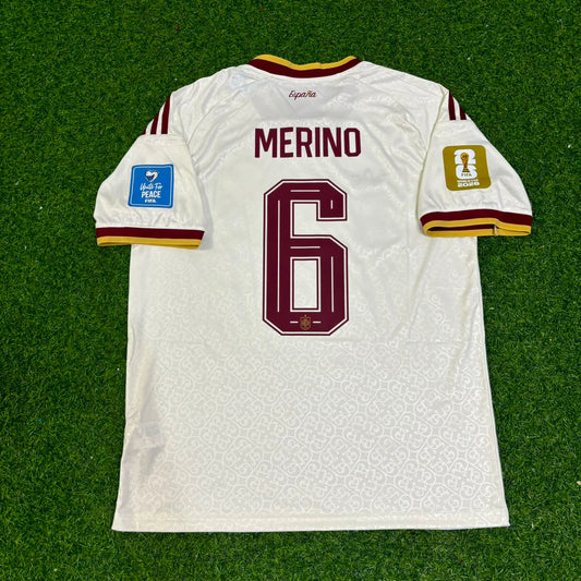 Spain World Cup 2026 Mikel Merino #6 Away Football Jersey
