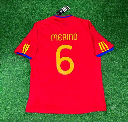 Mikel Merino Spain Commemorative Retro Football Jersey Kit