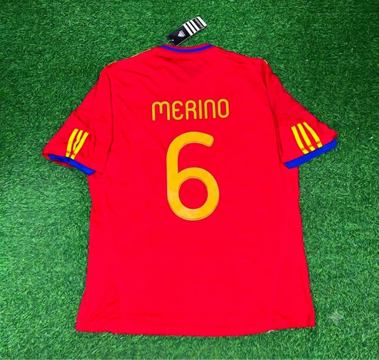 Mikel Merino Spain Commemorative Retro Football Jersey Kit