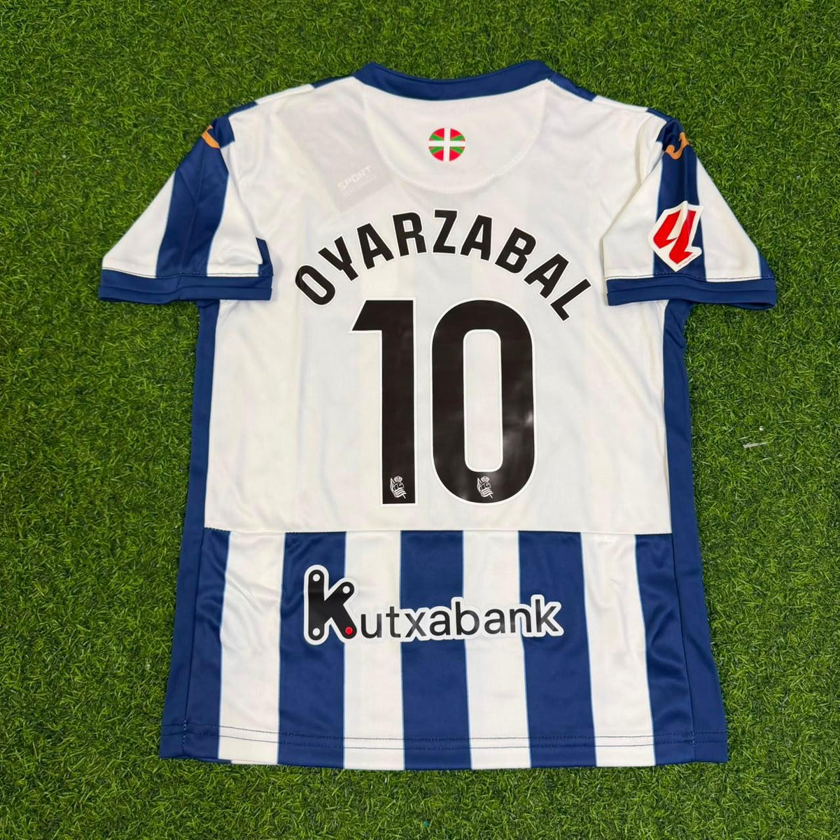 Mikel Oyarzabal Real Sociedad 2027 Home Kids Football Jersey