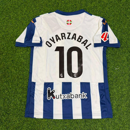 Mikel Oyarzabal Real Sociedad 2027 Home Kids Football Jersey
