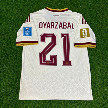 Spain World Cup 2026 Mikel Oyarzabal #21 Away Football Jersey