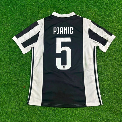 Miralem Pjanic #5 Juventus 2017-2018 Retro Football Jersey Paradise Edition
