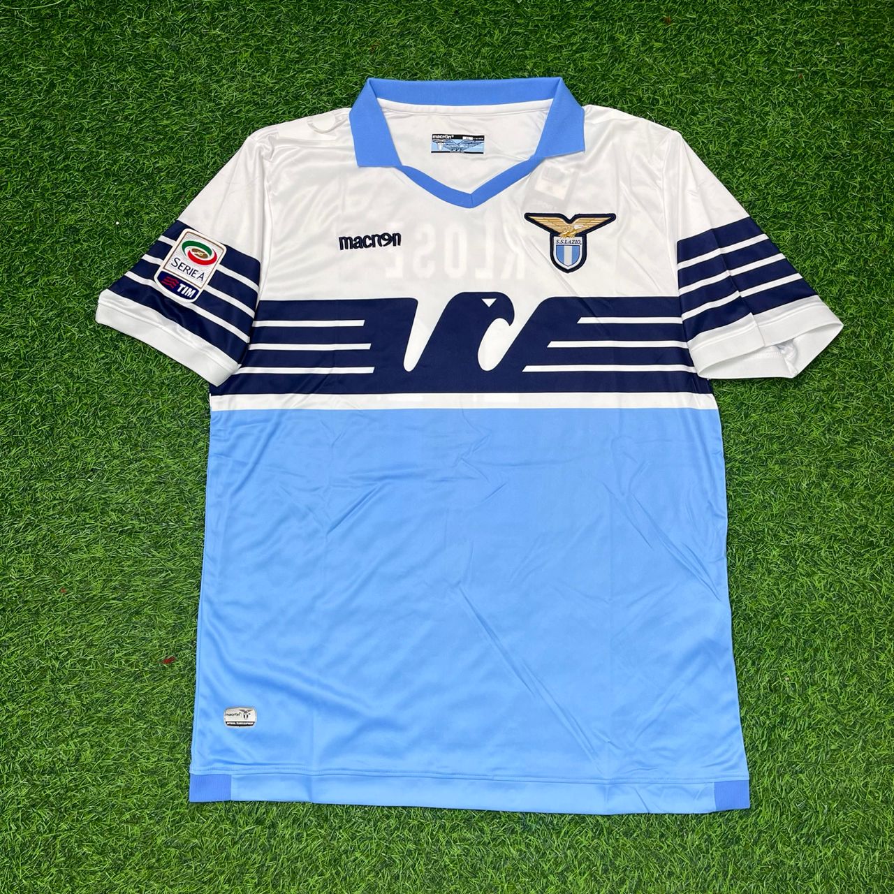 Miroslav Klose #11 Lazio White Blue Retro Home Football Jersey Kit