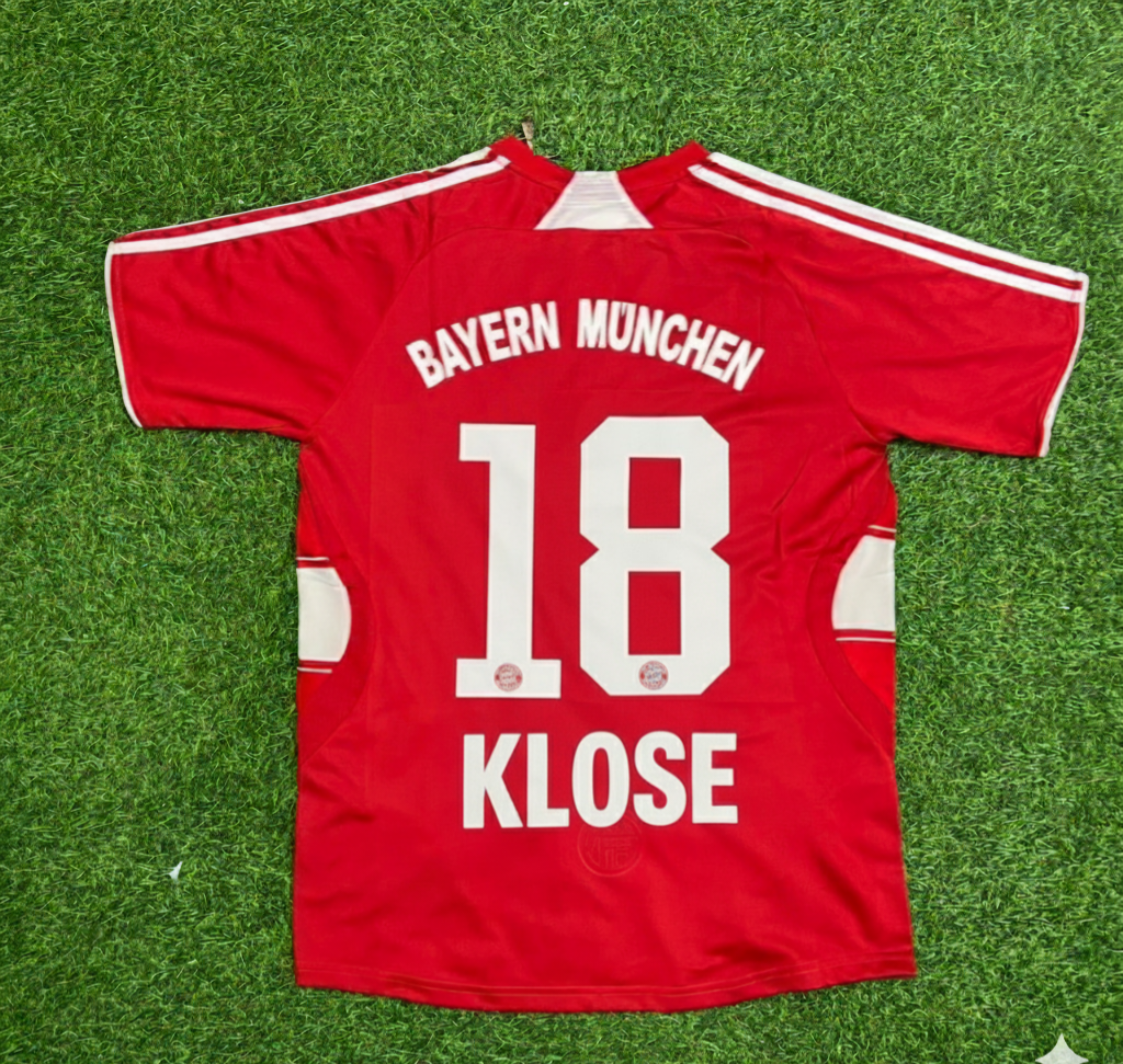 Miroslav Klose Bayern Munich 2007 2009 Retro Football Jersey Kit