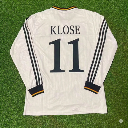 Miroslav Klose #11 Germany Long Sleeve Retro Football Jersey Collection