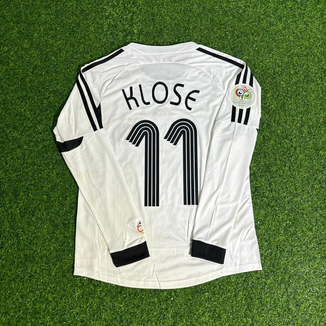 Germany World Cup 2006 Miroslav Klose Long Sleeve White Football Jersey