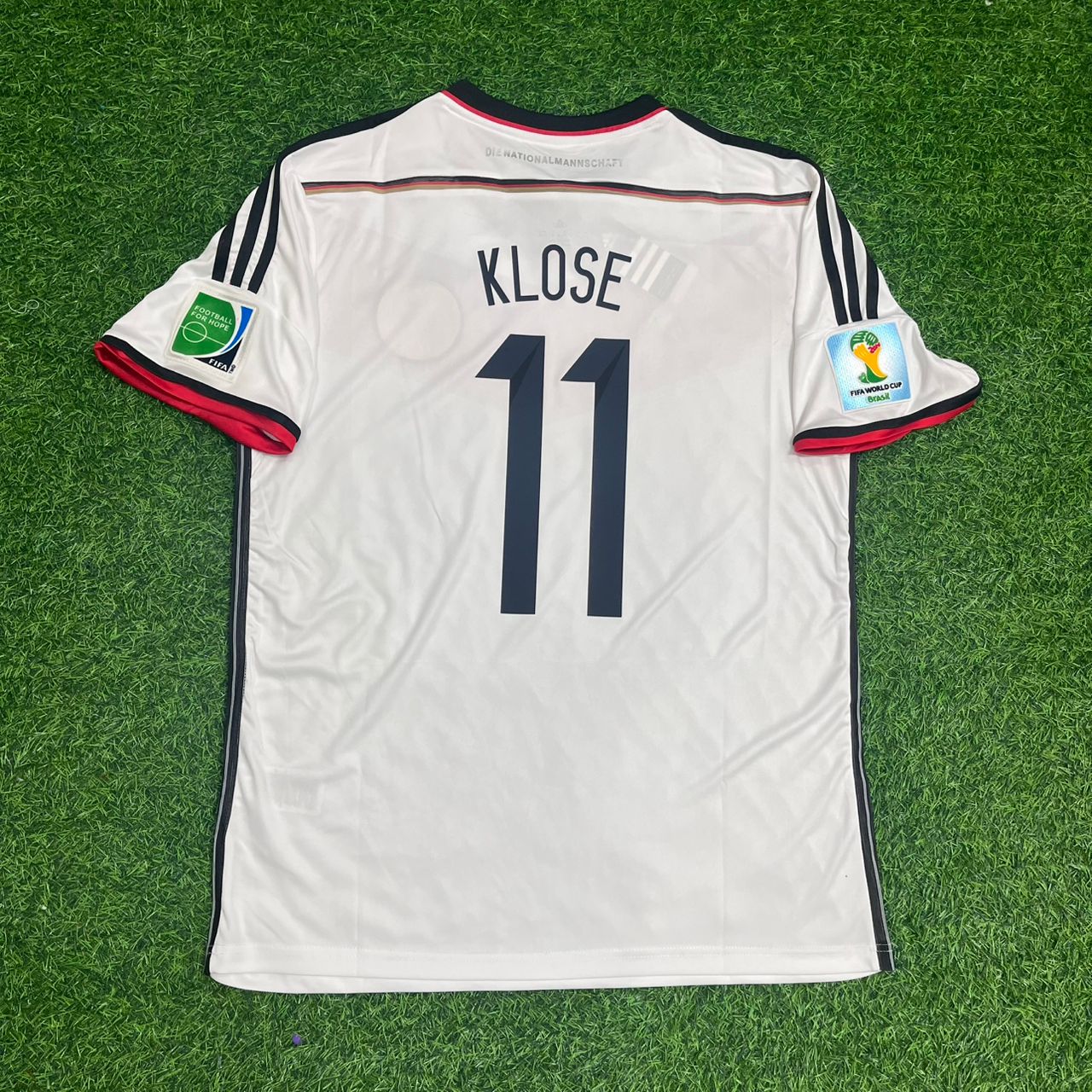 Germany World Cup 2014 Miroslav Klose Kids White Retro Football Jersey Kit
