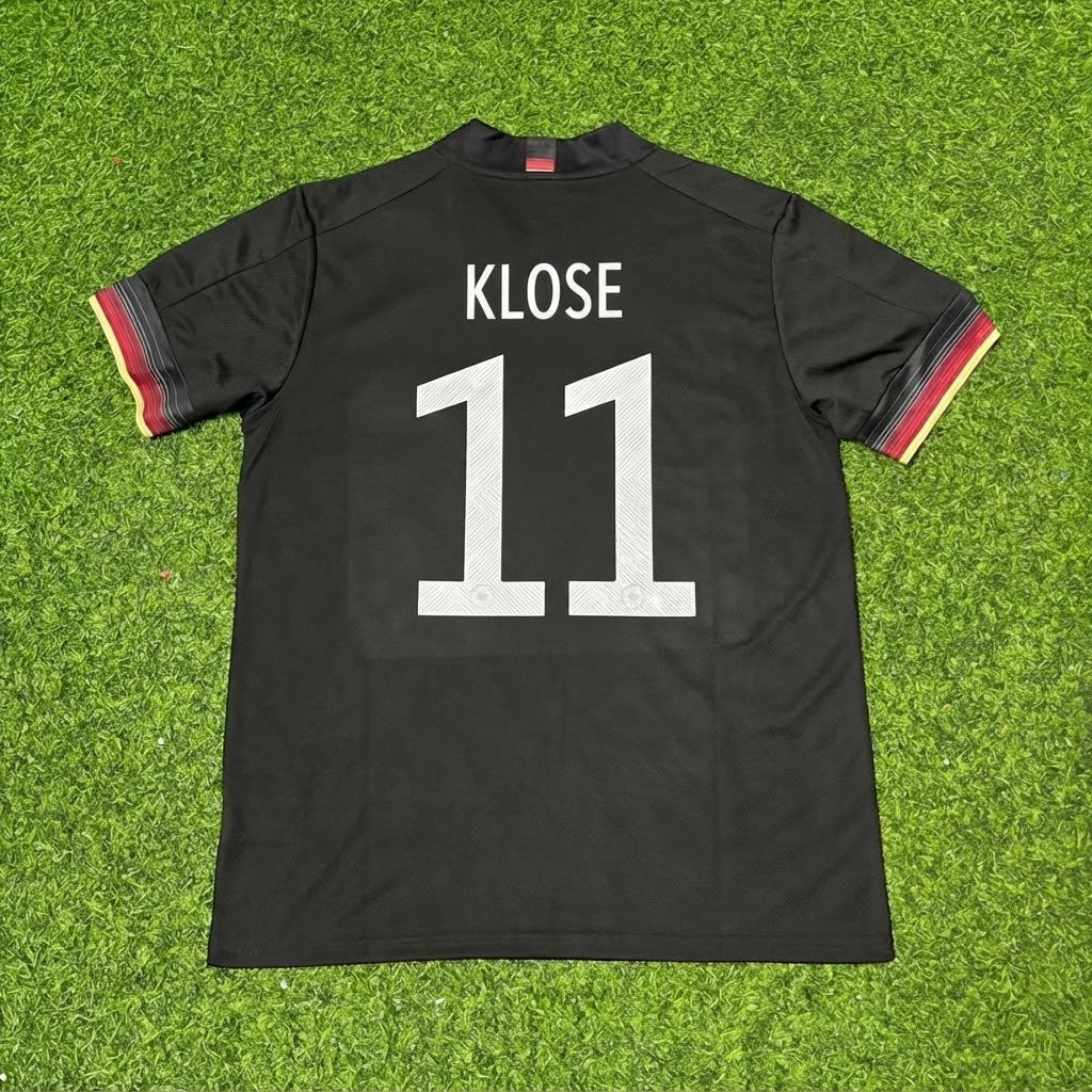 Miroslav Klose #11 Germany Black Retro Football Jersey Paradise Edition