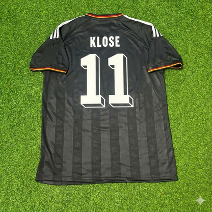 Miroslav Klose 11# Germany Black Retro Vintage Football Jersey Kit