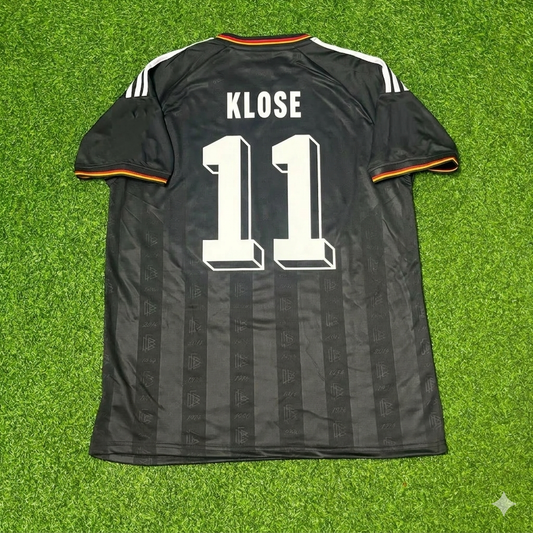 Miroslav Klose 11# Germany Black Retro Vintage Football Jersey Kit