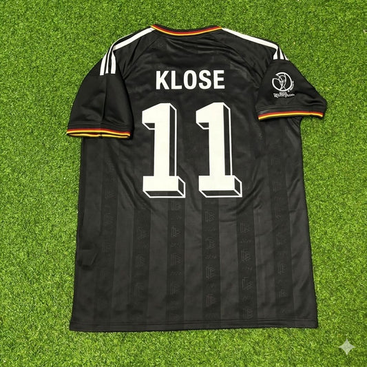 Germany World Cup 2002 Miroslav Klose Black Special Retro Football Jersey