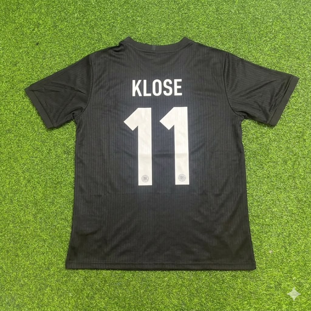 Miroslav Klose Germany 125 Years Special Black Football Jersey Kit