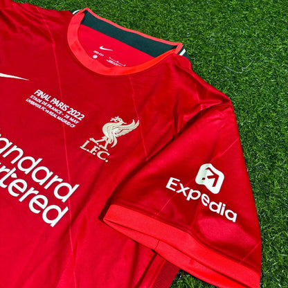 Fabinho #3 Liverpool 2022 Champions League Final Home Retro Football Jersey Kit