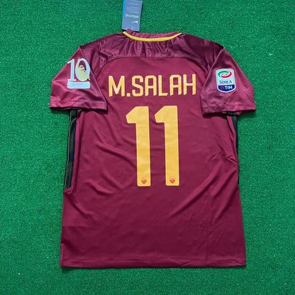 Mohamed Salah AS Roma 2016 2017 Retro Football Jersey Kit