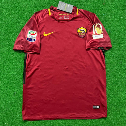 Mohamed Salah AS Roma 2016 2017 Retro Football Jersey Kit