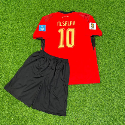Mohamed Salah Egypt 2026 World Cup Home Kids Football Jersey Paradise Edition