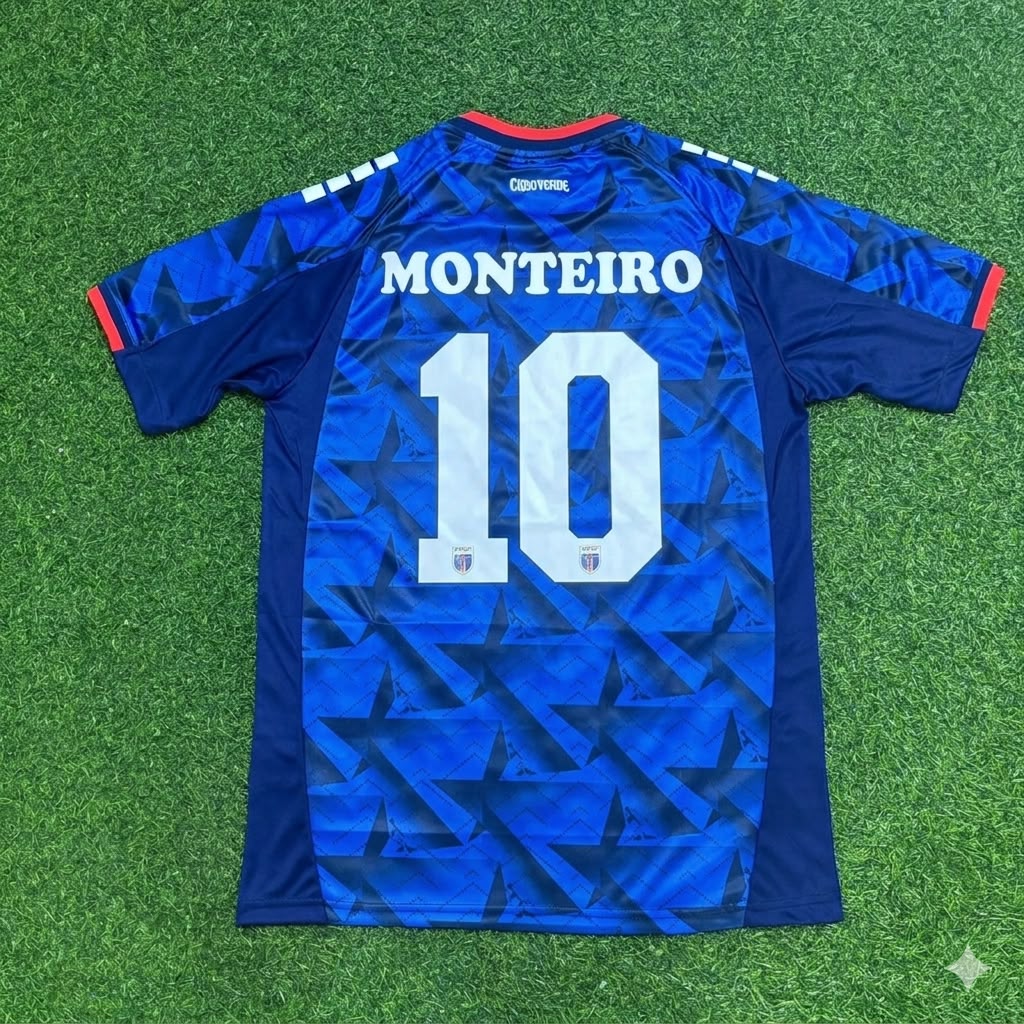 Jamiro Monteiro Cape Verde World Cup 2026 Home Football Jersey Shirt Trikot Maillot