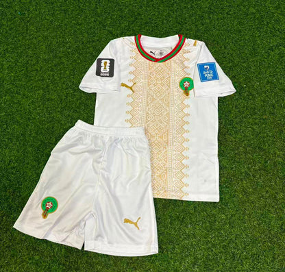 Morocco World Cup 2026 Yassine Bounou Goalkeeper Kids Football Jersey