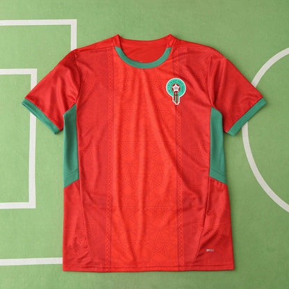 Morocco Home African Cup 2025 Season Football Jersey Kit
