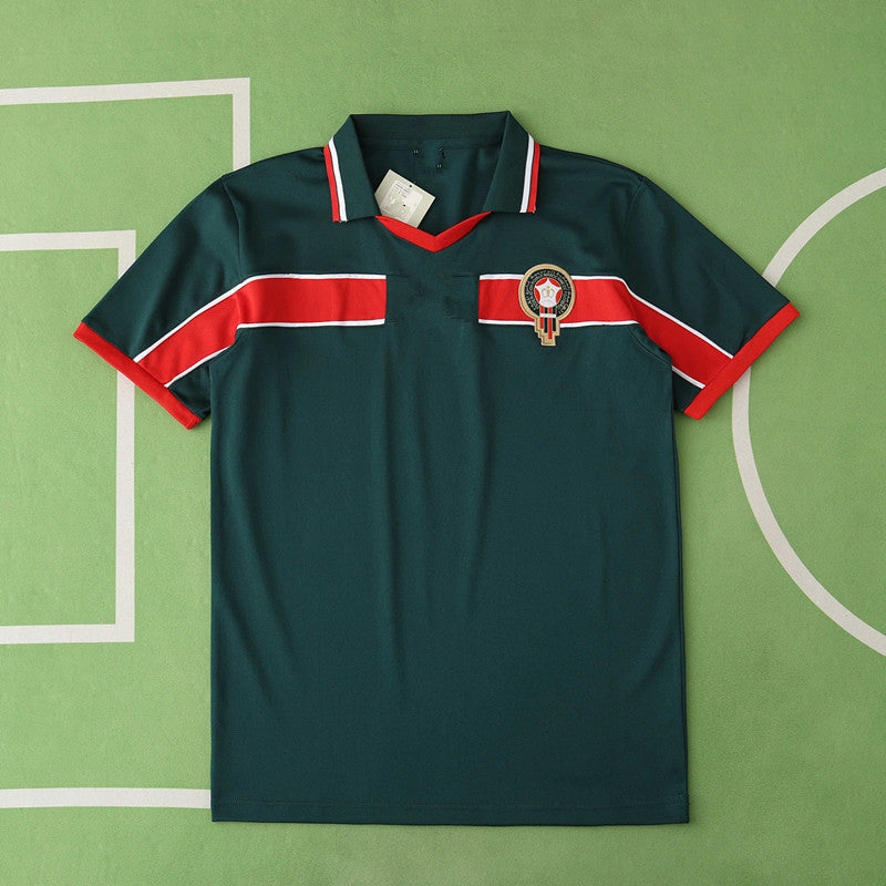 Morocco 1998 Home Season Retro Football Jersey Kit Edition 2
