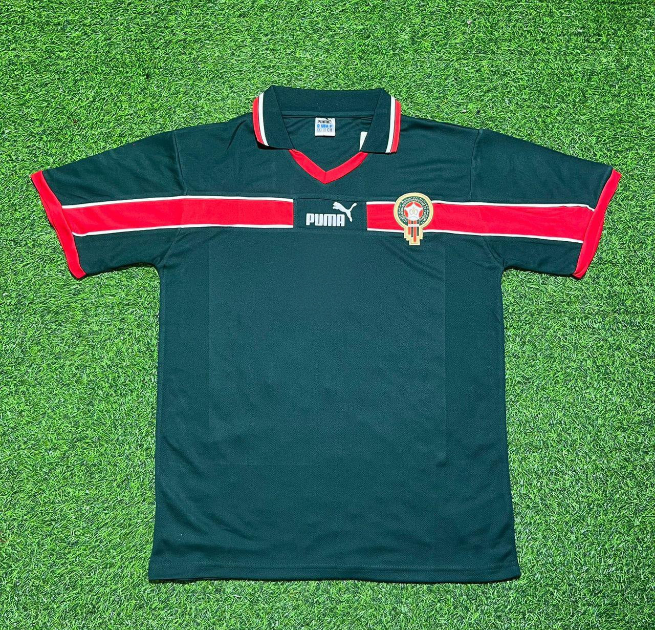Morocco 1998 Home Season Retro Football Jersey Kit