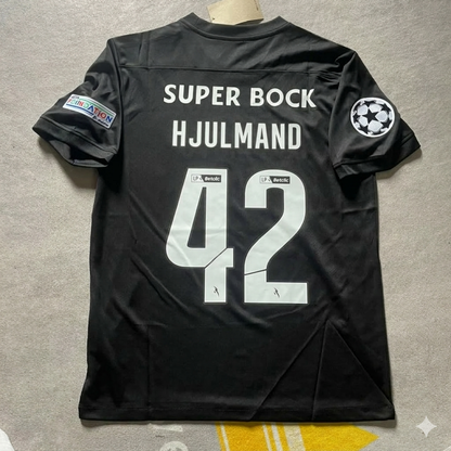 Morten Hjulmand 42- Sporting CP Lisbon Commemorative Black Football Jersey