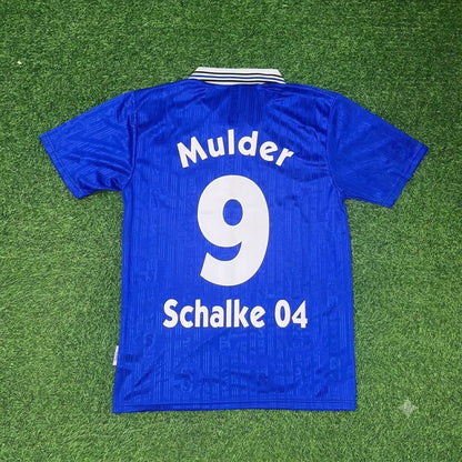 Youri Mulder Schalke 04 1996-1997 Heim Retro Fußballtrikot Jersey
